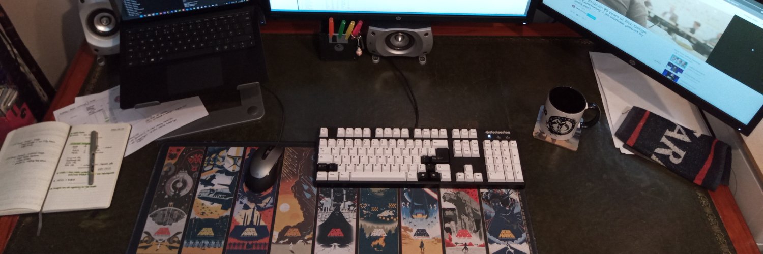 my desk setup, H1 2025